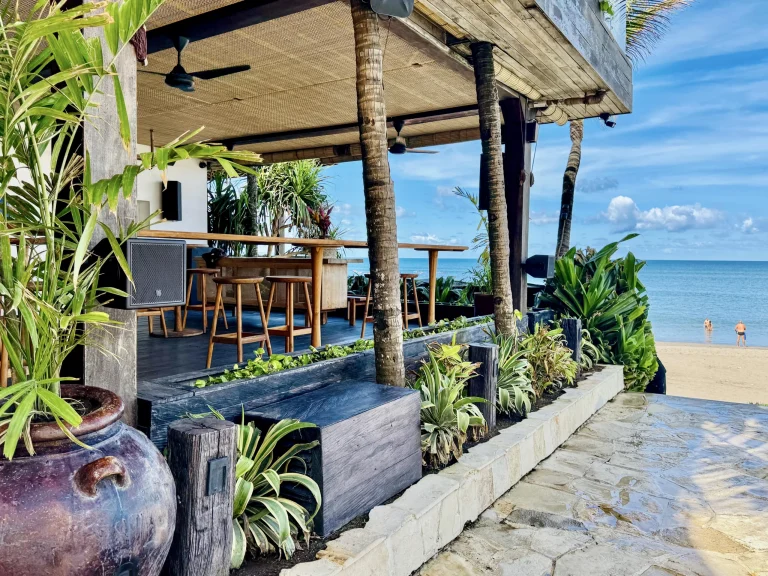Lawn Canggu Lynx Pro Audio installation Bali terrace